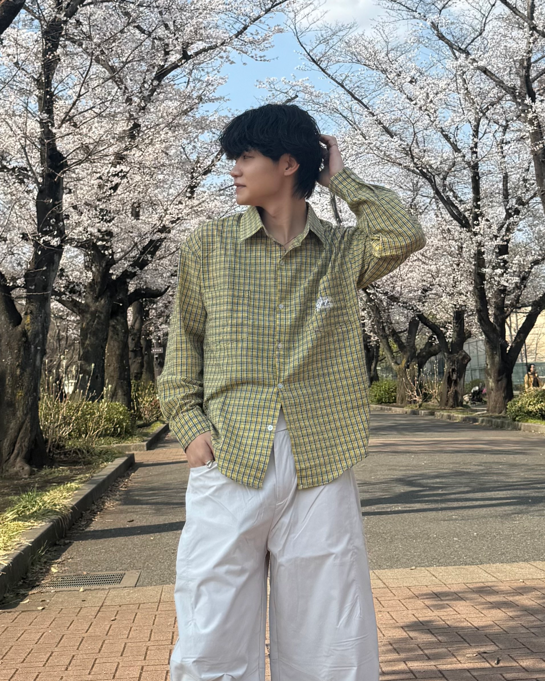 イェローミニチェックシャツ SZ0042