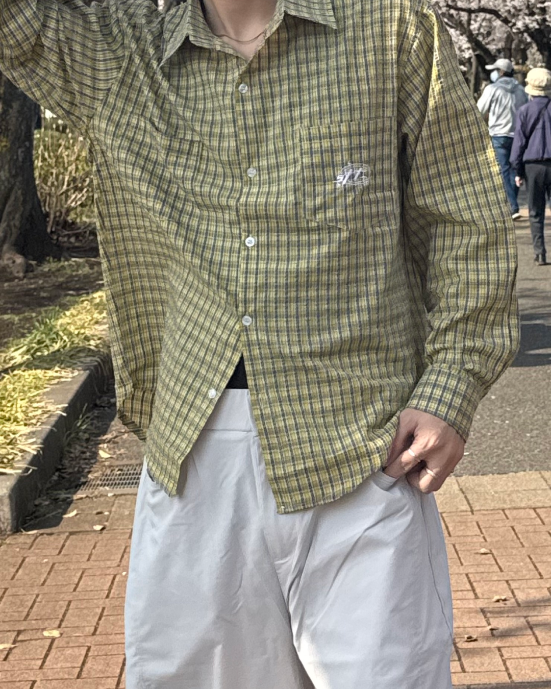 イェローミニチェックシャツ SZ0042