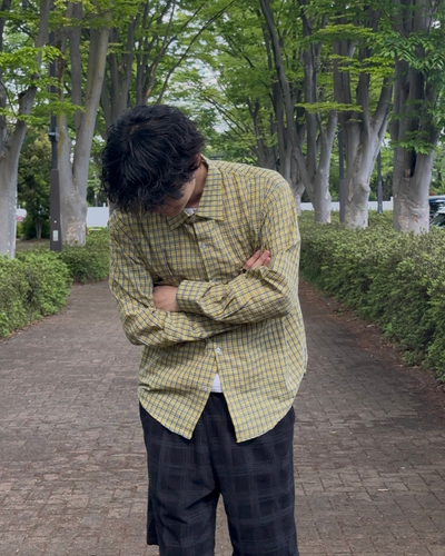 イェローミニチェックシャツ SZ0042