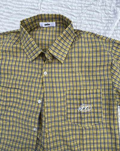 イェローミニチェックシャツ SZ0042