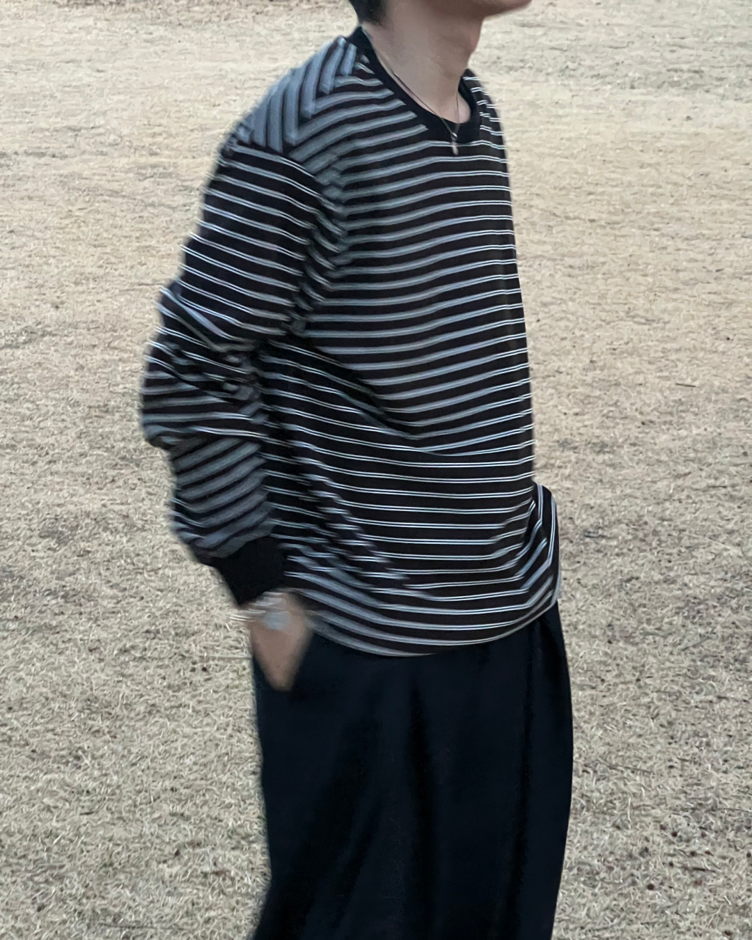 ベーシックボーダーロングTシャツ SZ0044