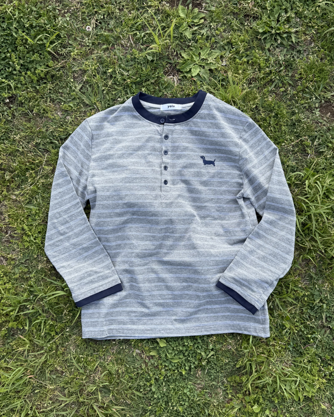 グレーボーダーロンT SZ0046