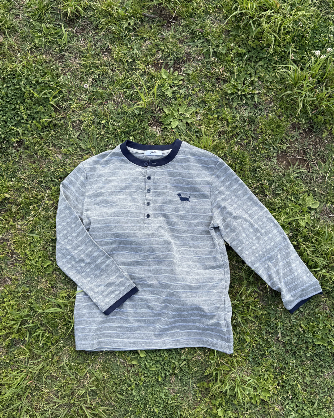 グレーボーダーロンT SZ0046