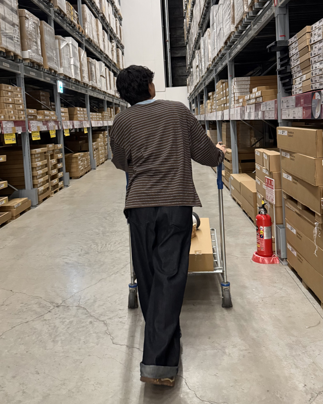 ミュートラインルーズボーダートップス SZ0051