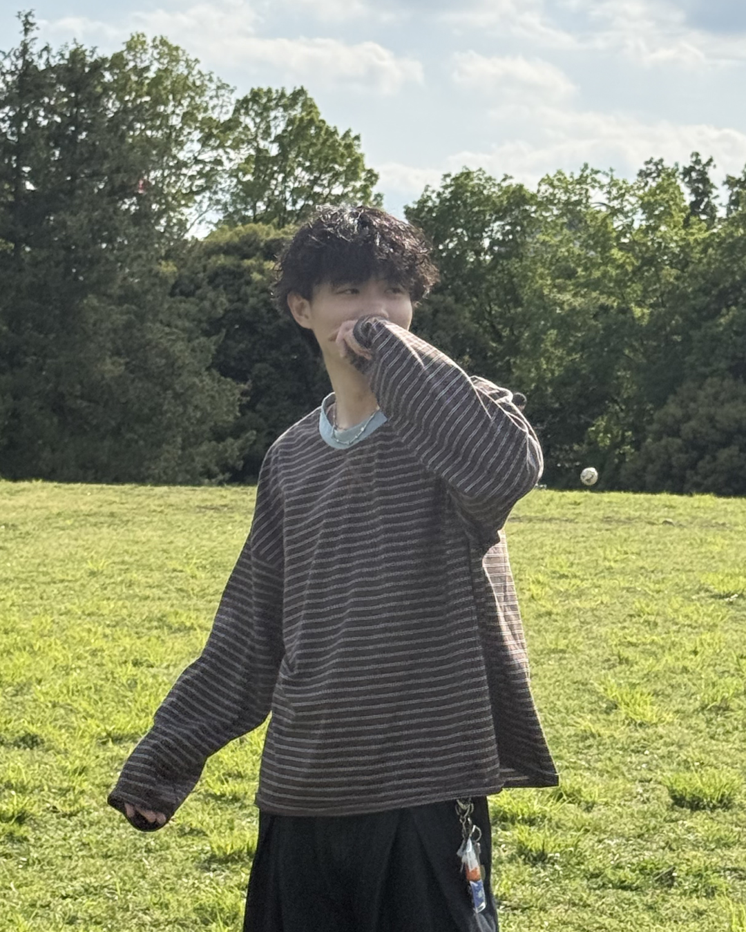 ミュートラインルーズボーダートップス SZ0051