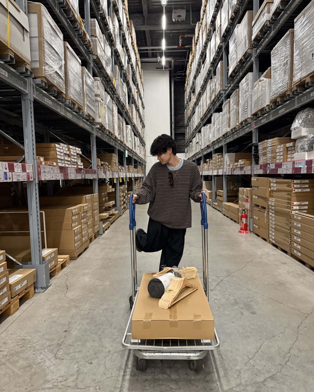 ミュートラインルーズボーダートップス SZ0051