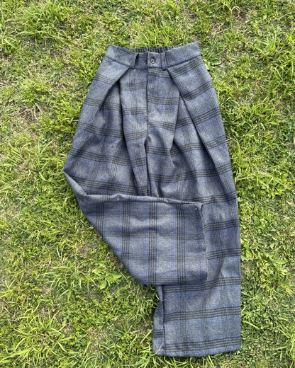 2タックチェックパンツ SZ0052