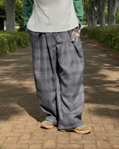 2タックチェックパンツ SZ0052