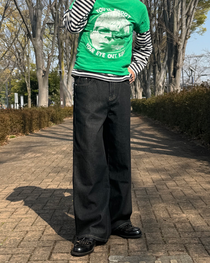 ストレートデニムパンツ SZ0055