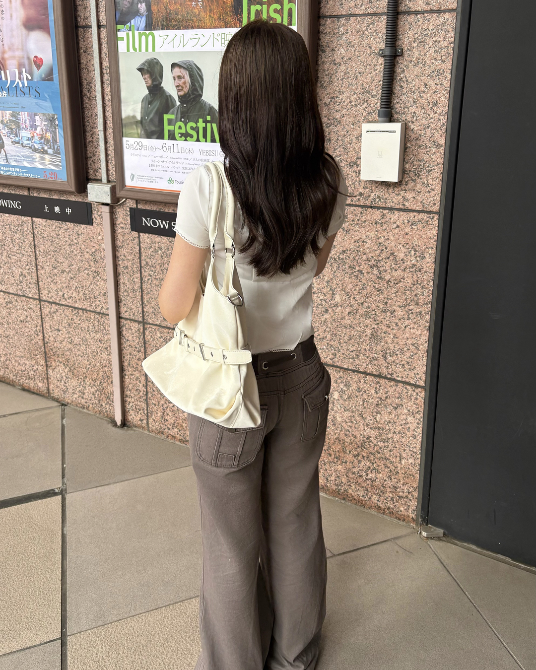 スリムショート半袖シャツ TD0013