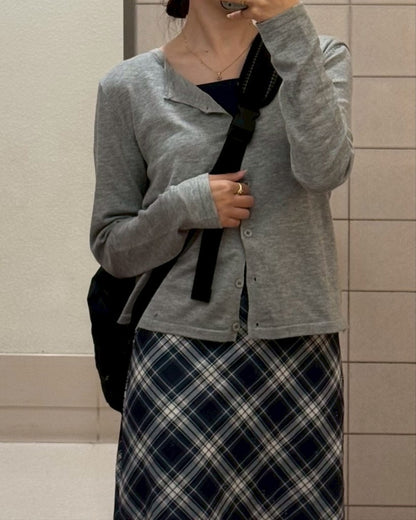 ボタンニットカーディガン TH0094