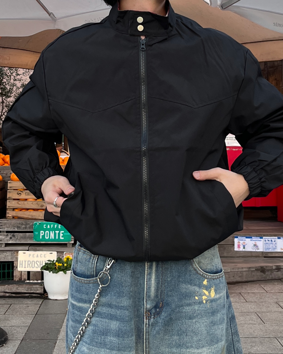 チェックライニングジャケット TK0016