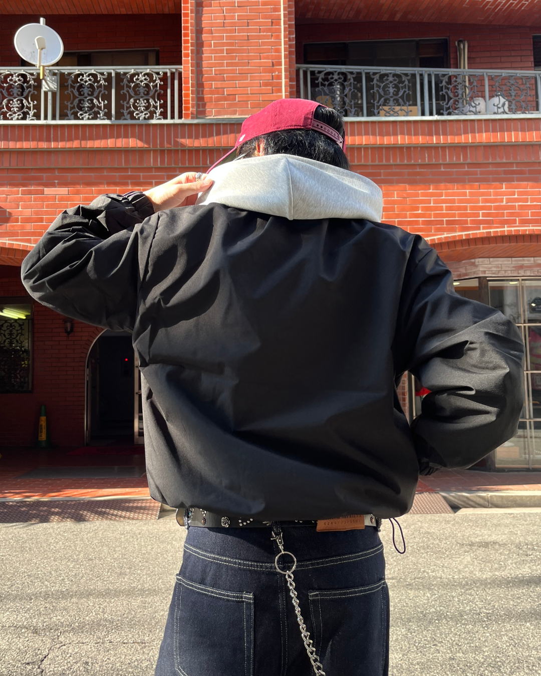 チェックライニングジャケット TK0016