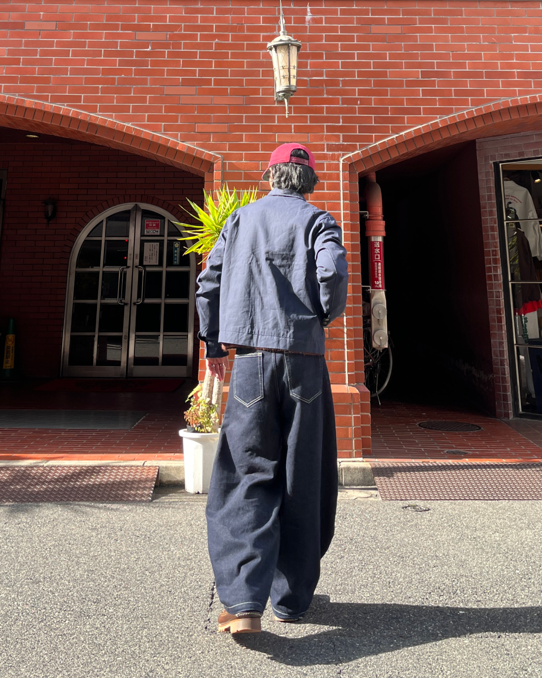 ファイアマンスタンドカラーワークジャケット TK0018