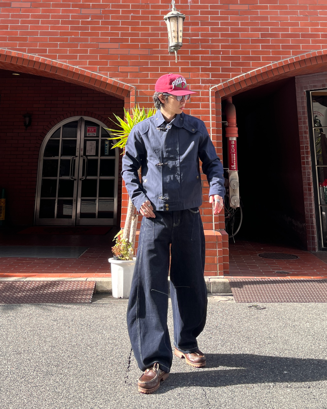 ファイアマンスタンドカラーワークジャケット TK0018