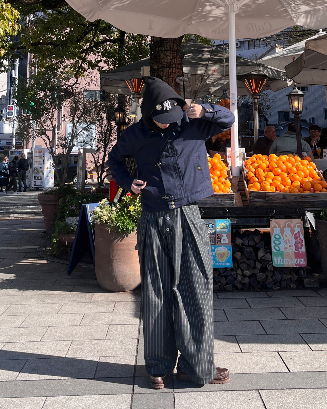 ファイアマンスタンドカラーワークジャケット TK0018