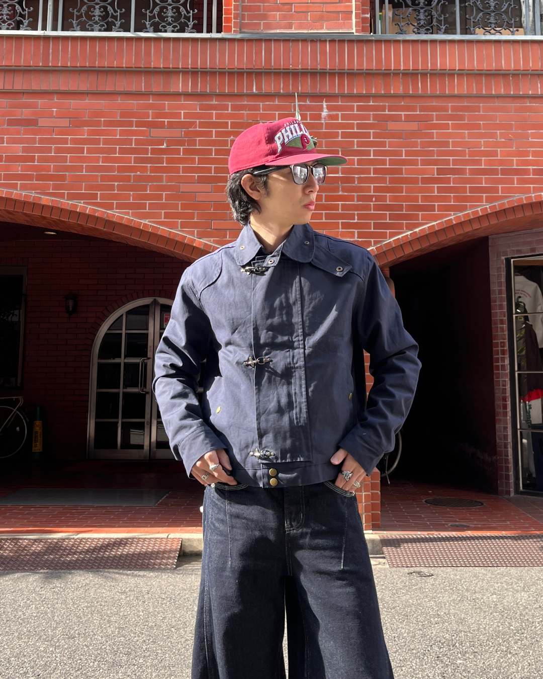 ファイアマンスタンドカラーワークジャケット TK0018