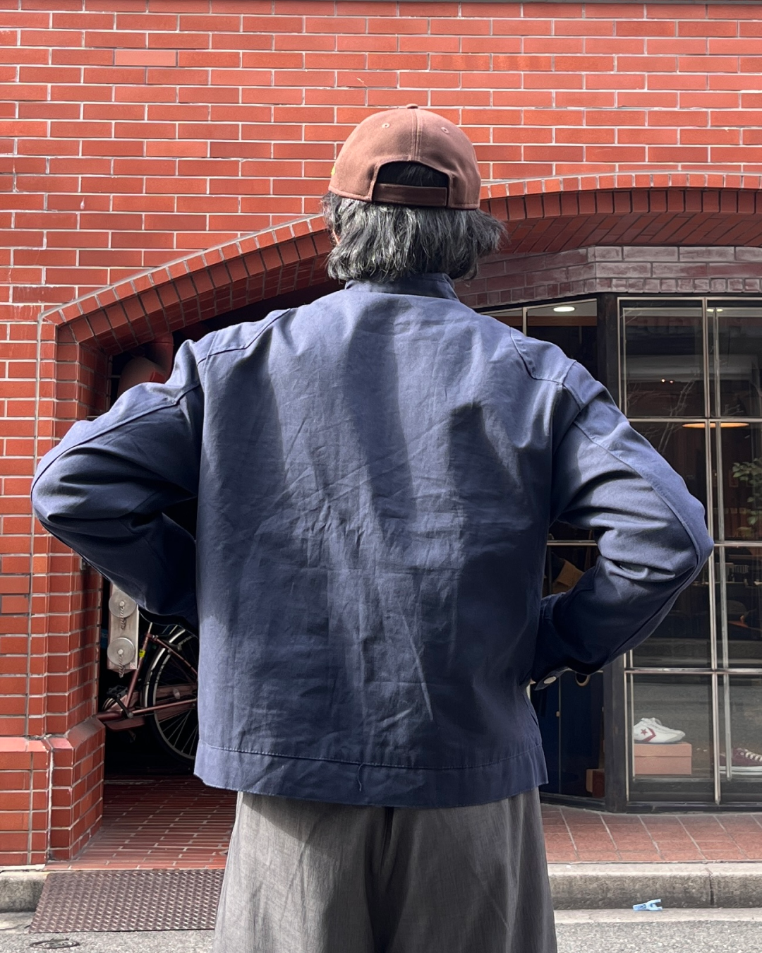 ファイアマンスタンドカラーワークジャケット TK0018