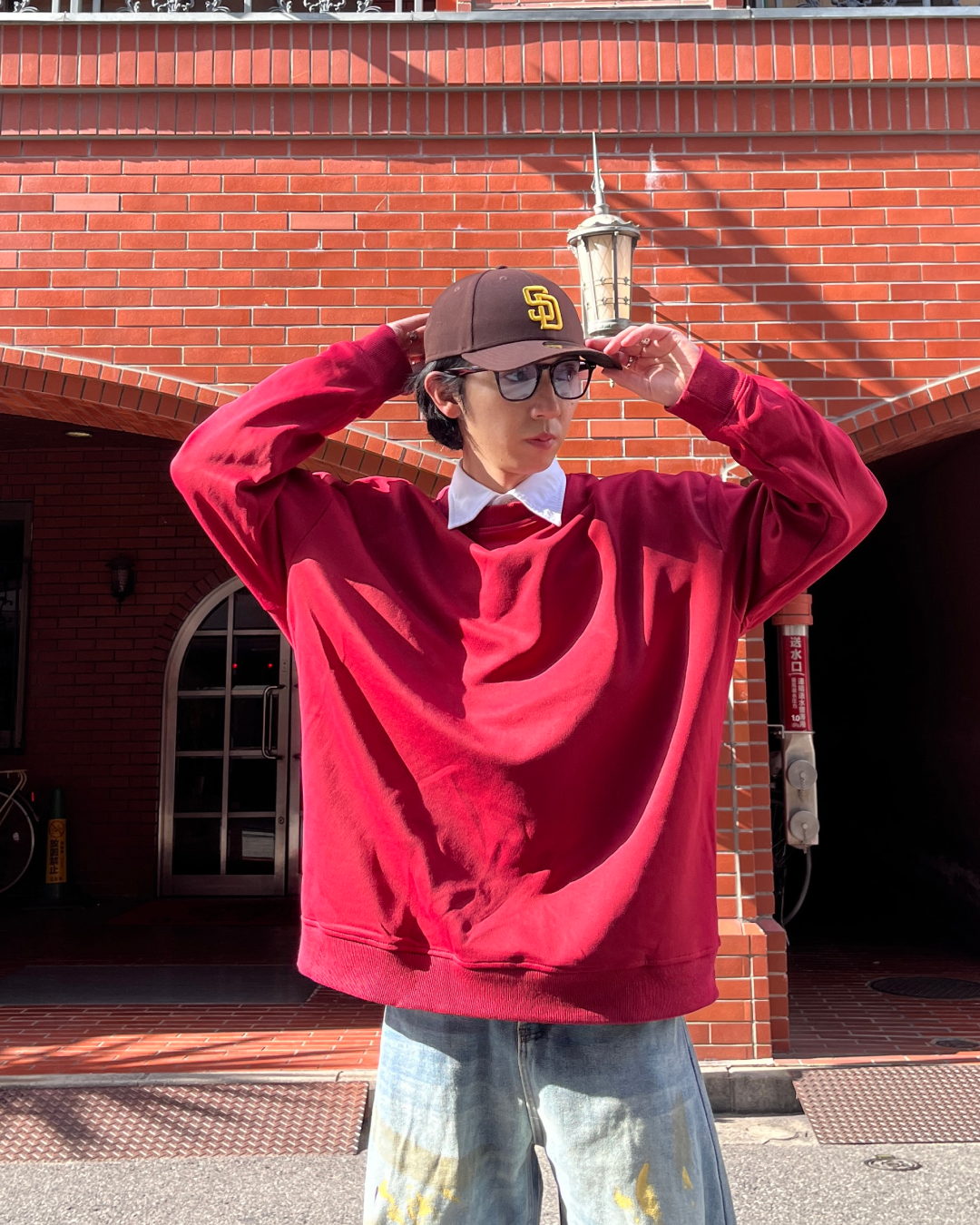 クルーネックスウェット TK0019