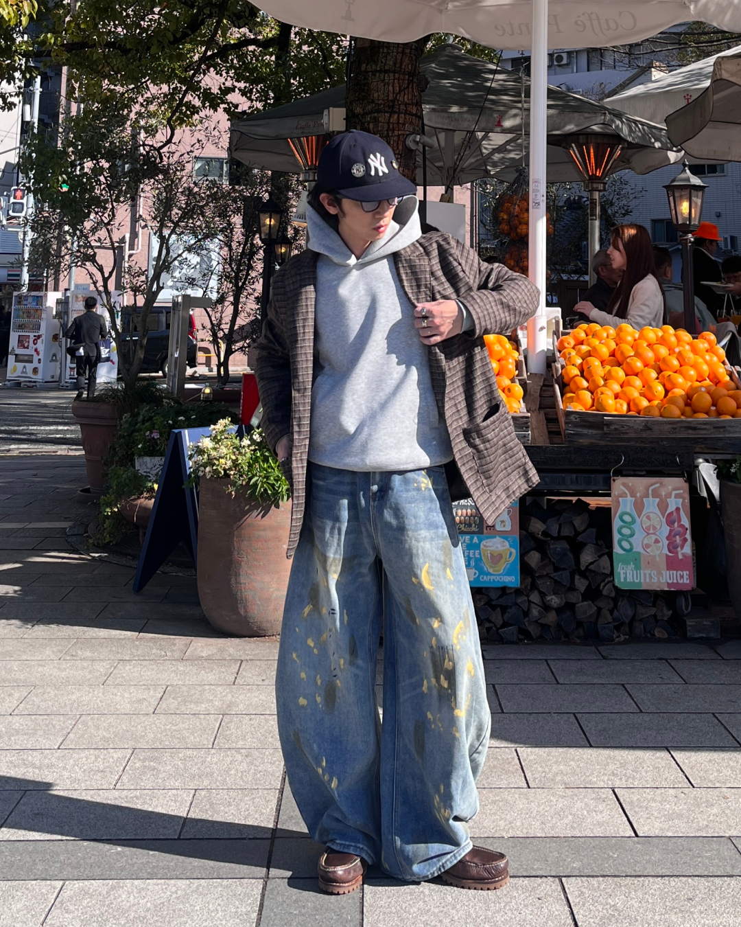 チェック柄テーラードジャケット TK0020