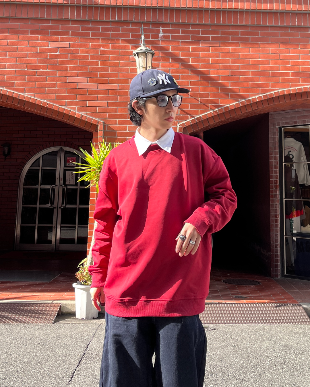 クルーネックスウェット TK0019