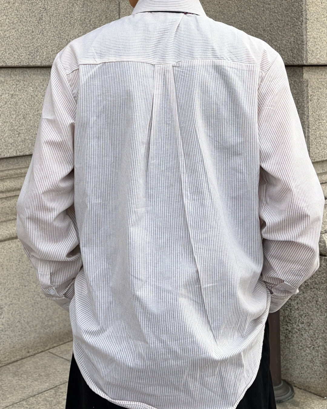 カジュアルストライプシャツ TK0067