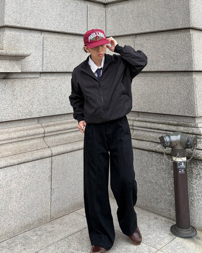 スタンドカラーミニマルジャケット TK0071