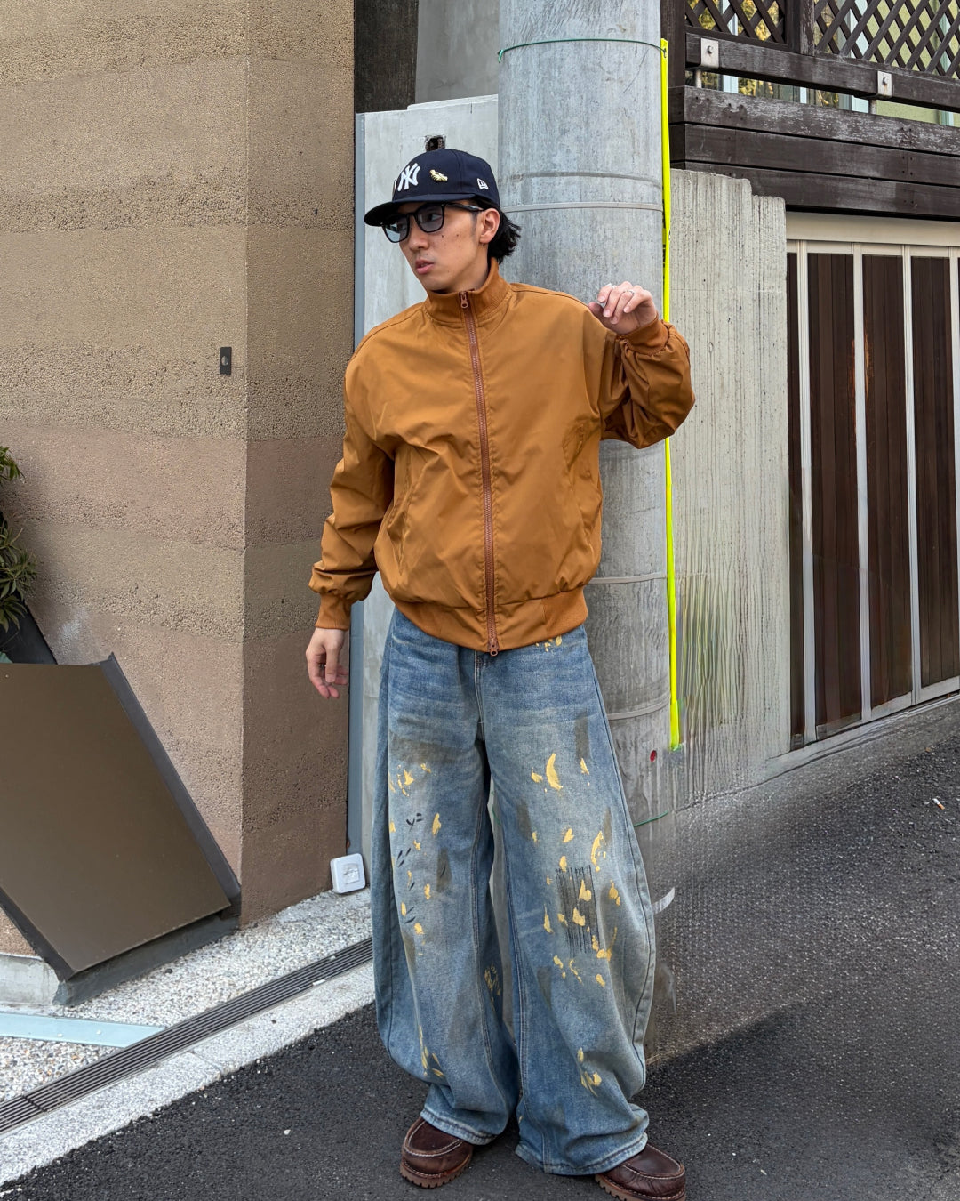 スタンドカラーミニマルジャケット TK0071