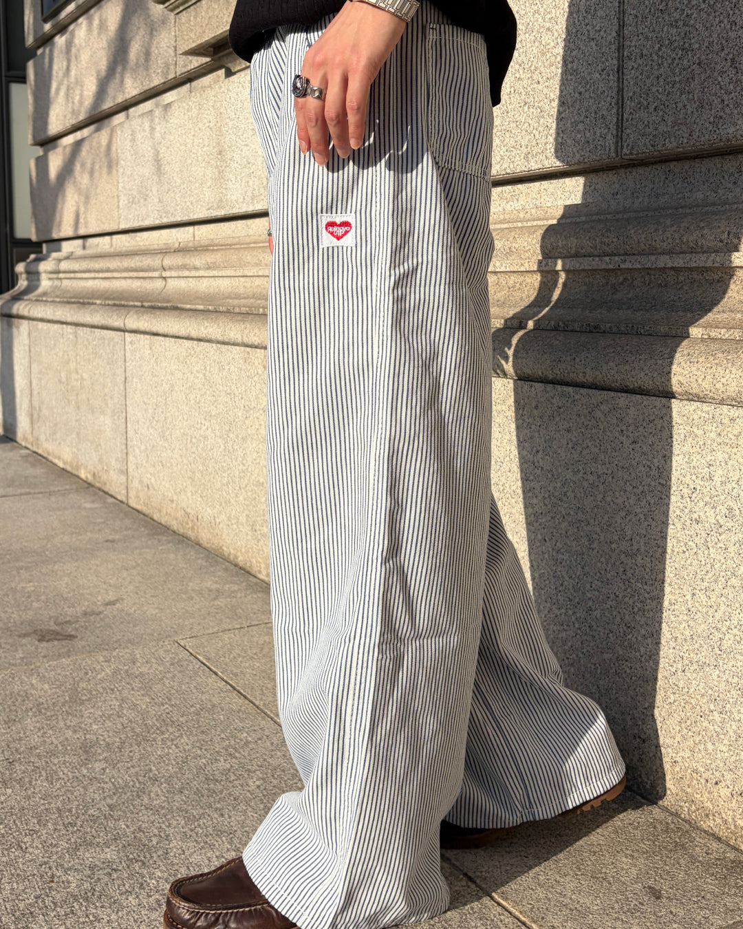 ピンストライプルーズパンツ TK0093
