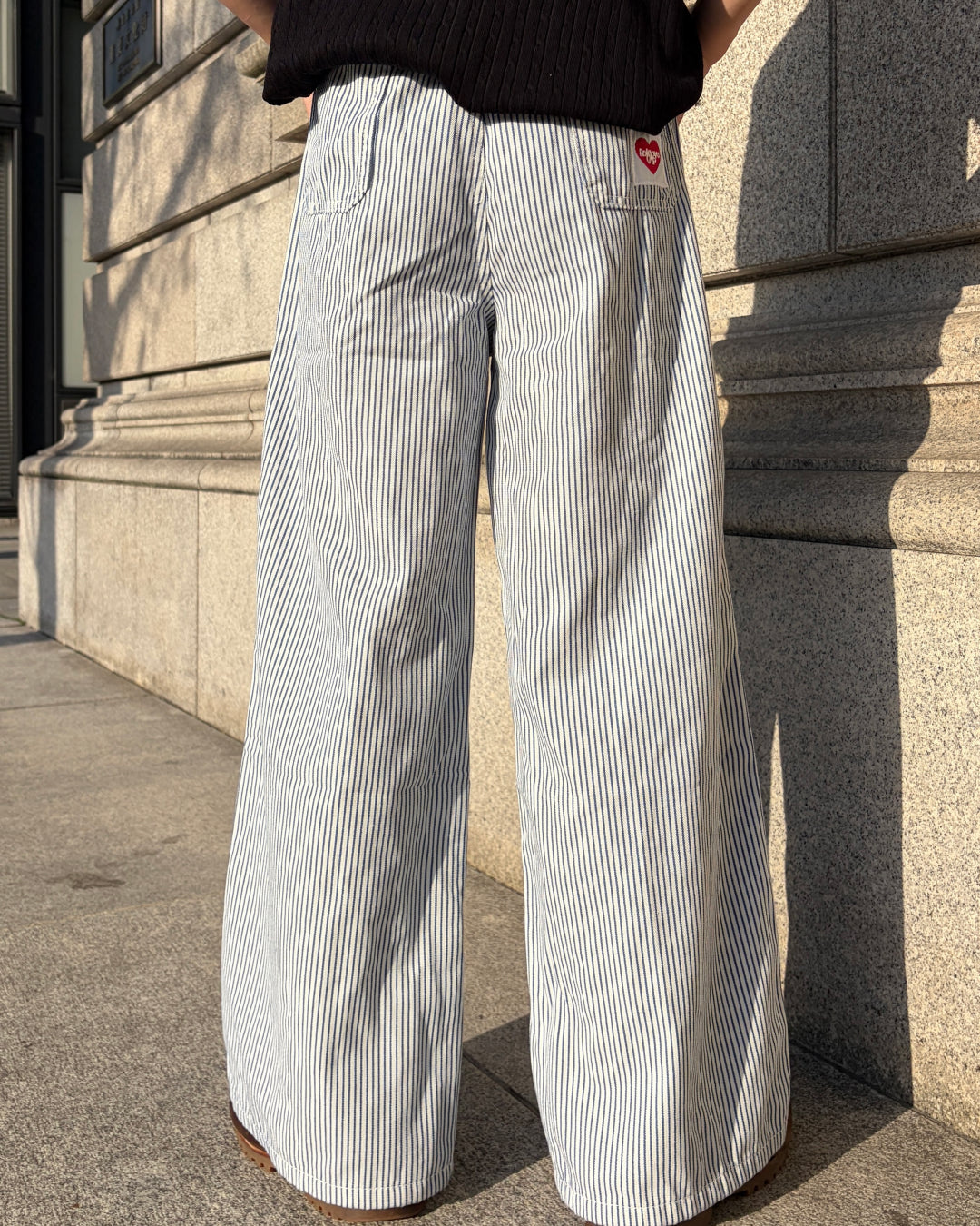 ピンストライプルーズパンツ TK0093