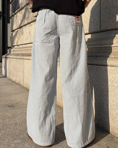 ピンストライプルーズパンツ TK0093
