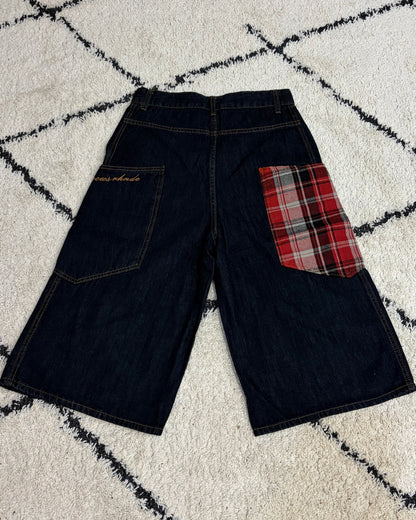 チェックポケットハーフパンツ TK0099