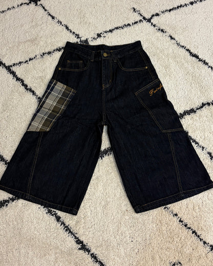 チェックポケットハーフパンツ TK0099