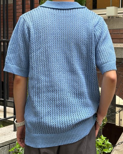 メッシュスキッパーニット YK0103