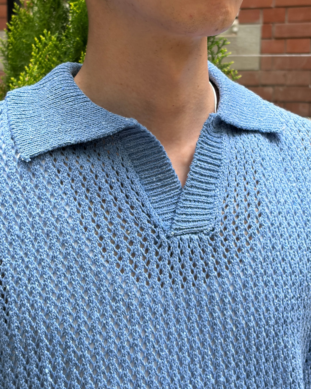 メッシュスキッパーニット YK0103