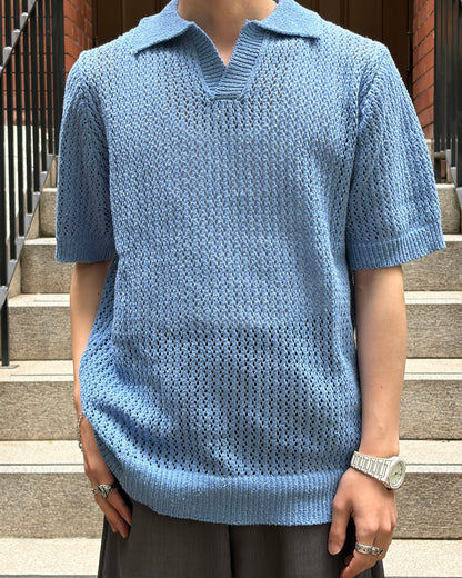メッシュスキッパーニット YK0103