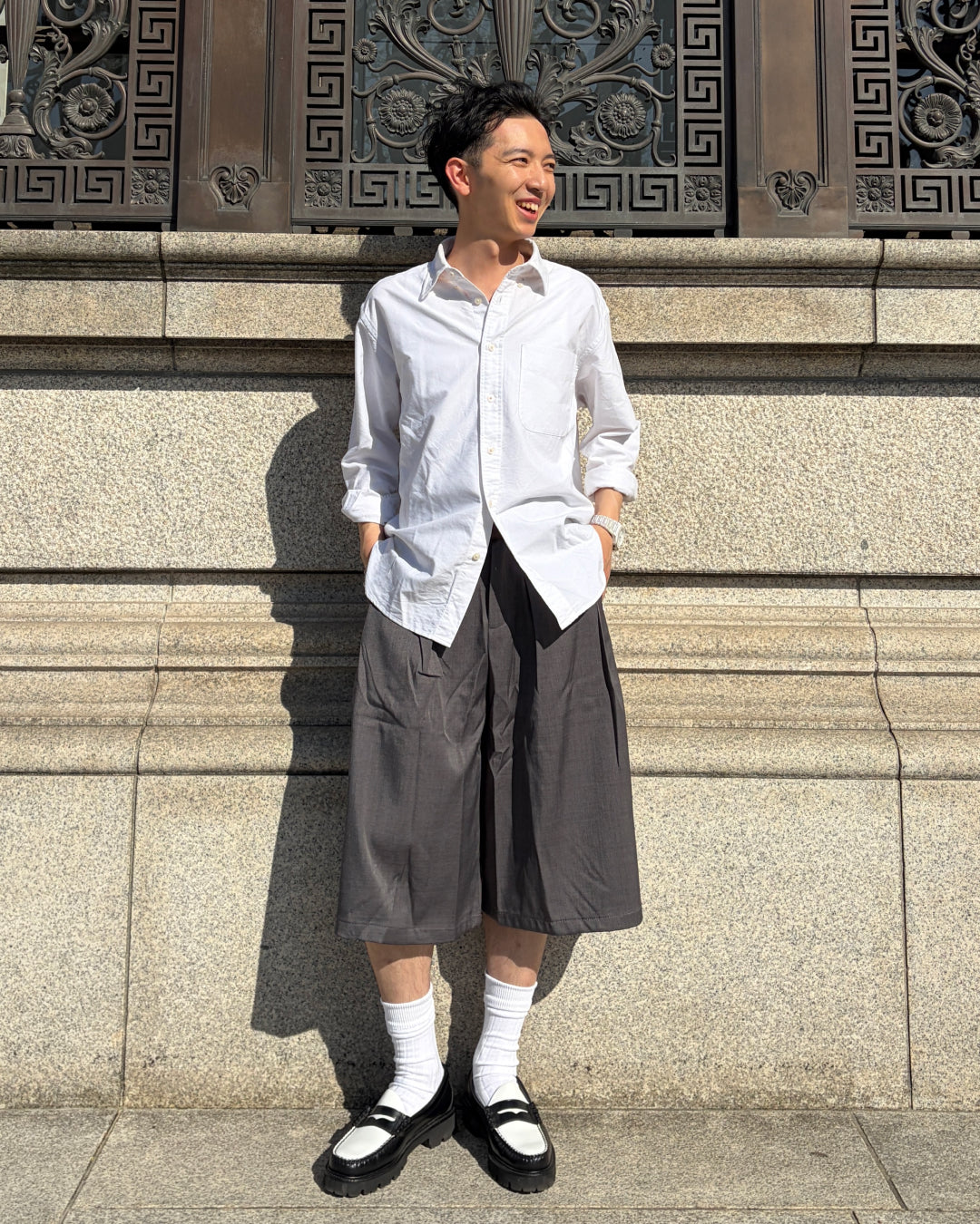 タックボリュームハーフパンツ TK0108