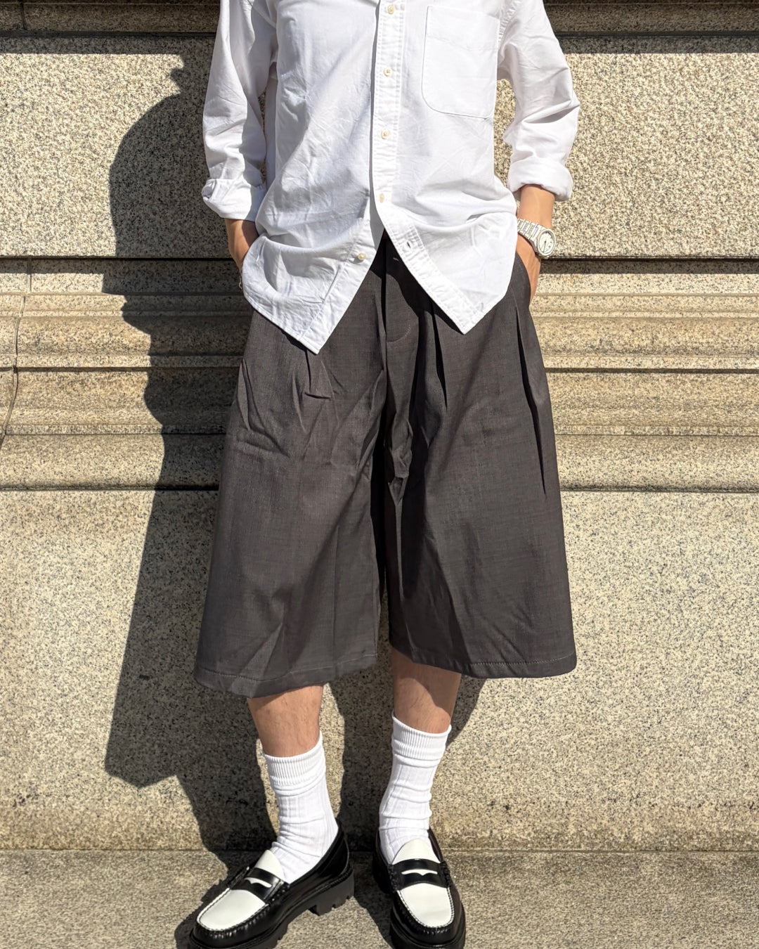 タックボリュームハーフパンツ TK0108