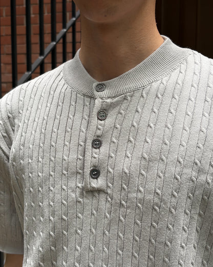 ヘンリーネックサマーニット TK0112