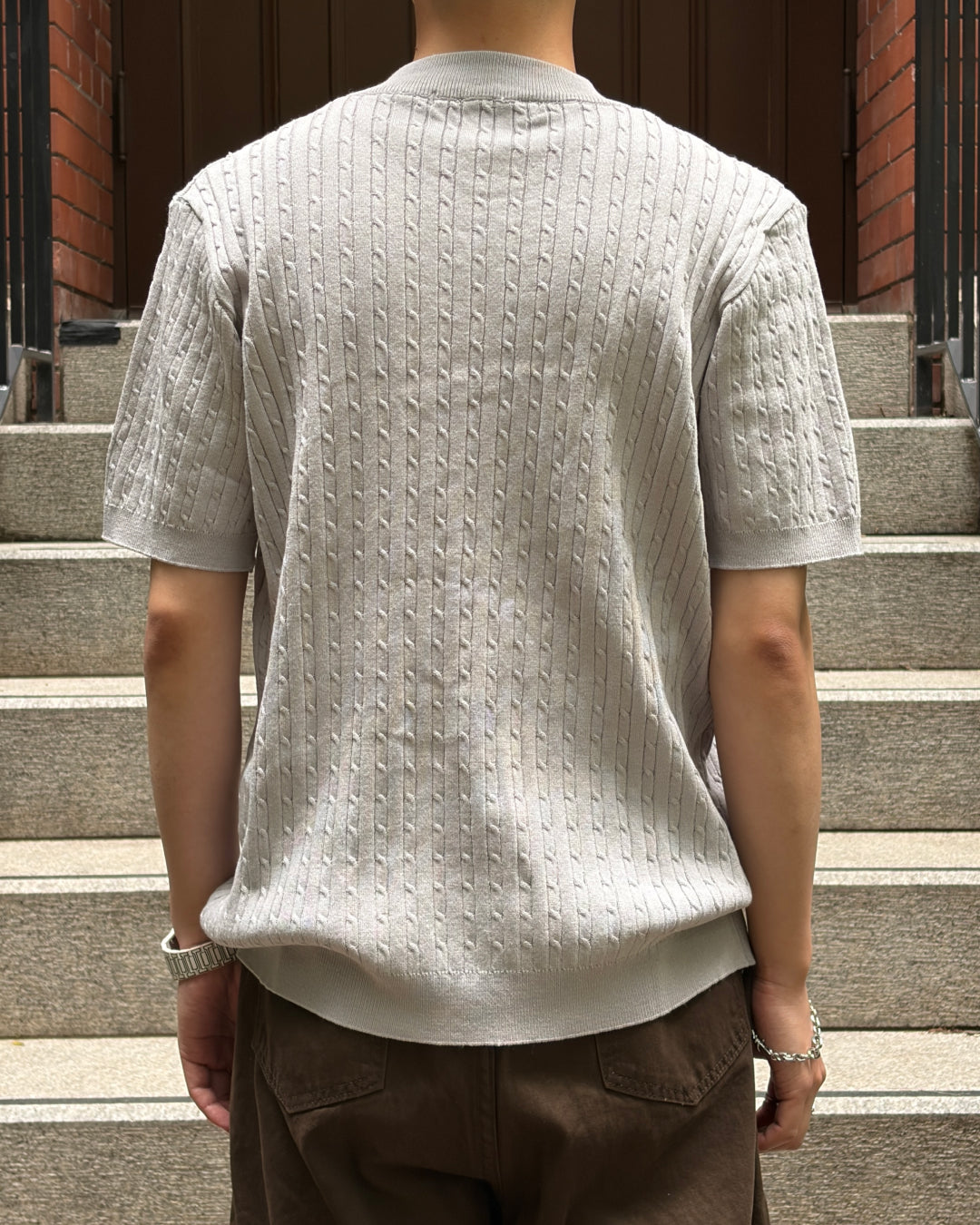 ヘンリーネックサマーニット TK0112