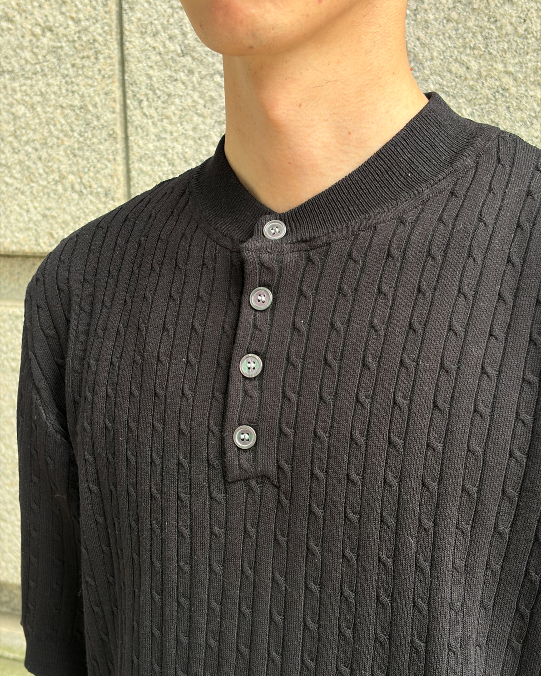 ヘンリーネックサマーニット TK0112