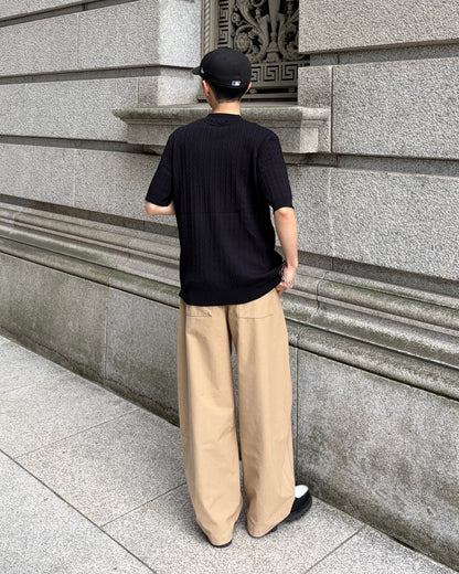 ヘンリーネックサマーニット TK0112