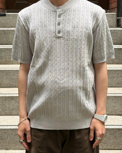 ヘンリーネックサマーニット TK0112