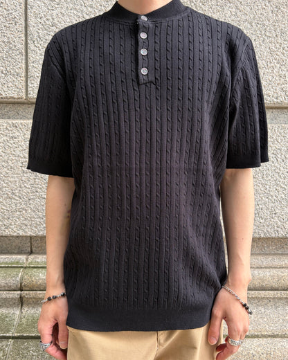 ヘンリーネックサマーニット TK0112