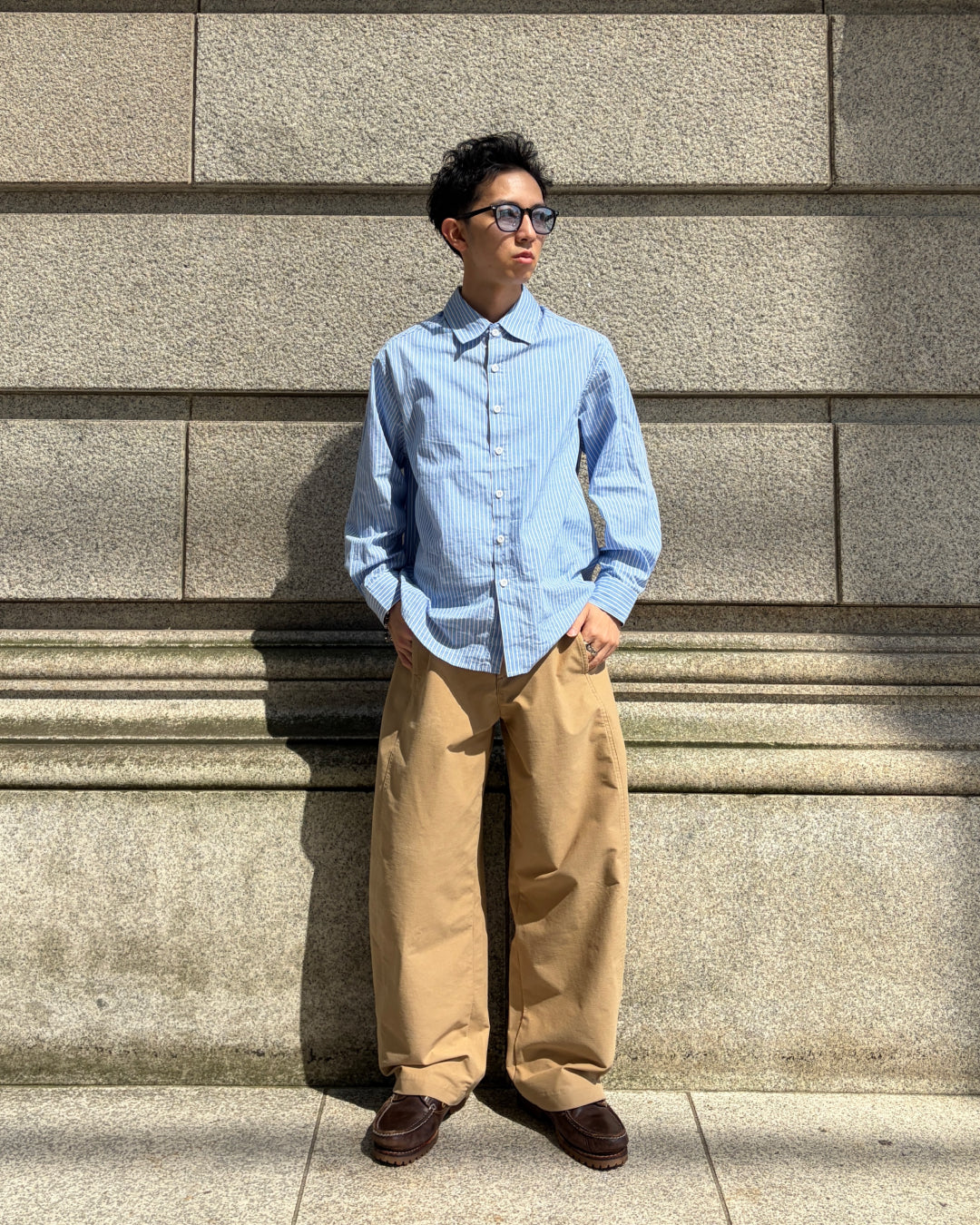 ライトブルーシャツ TK0113