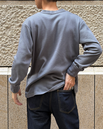 ベーシックヘンリーネックトップス TK0167