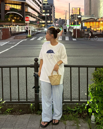 ブルーキャップTシャツ TM0034