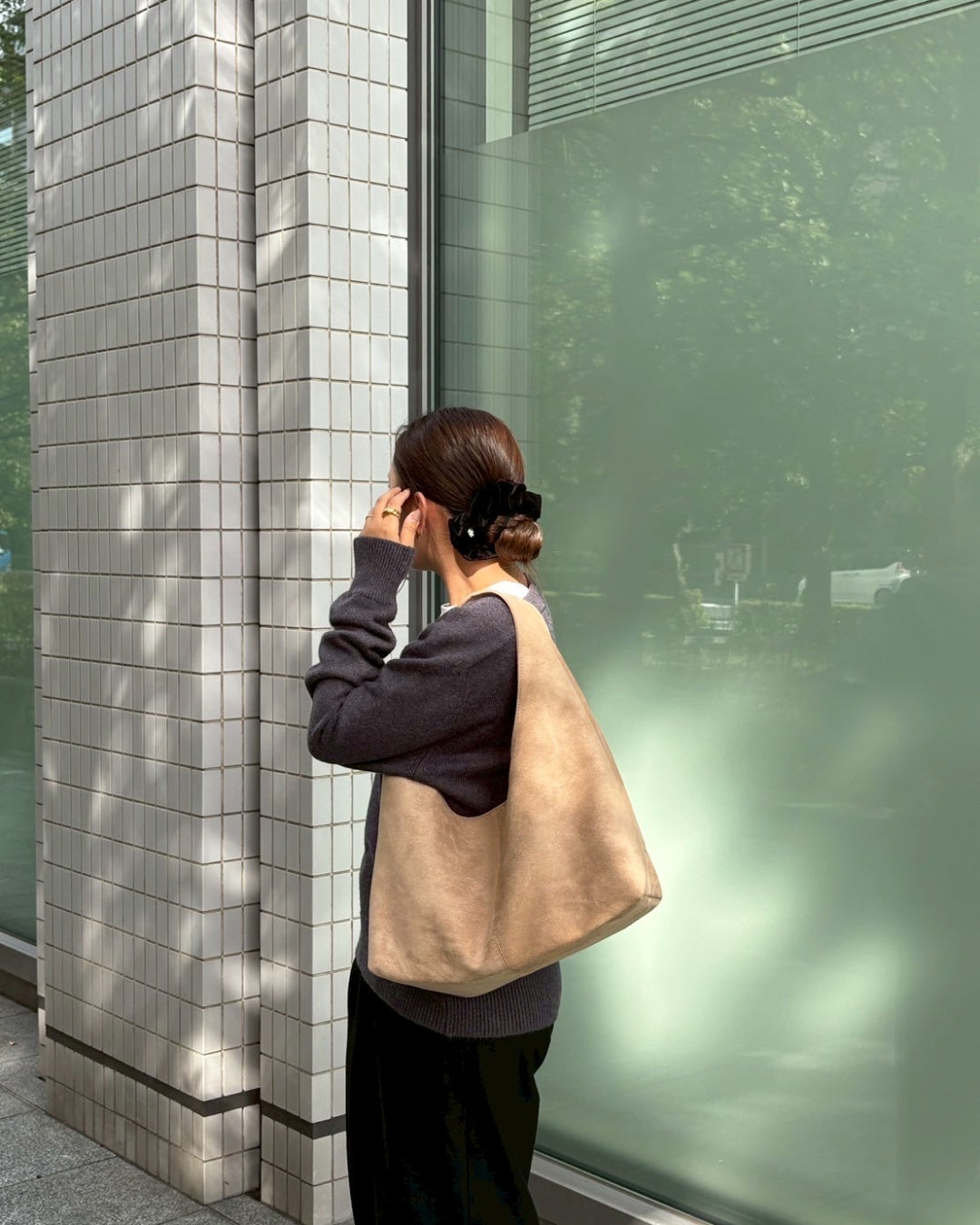 スウェードショルダーバッグ
TM0086