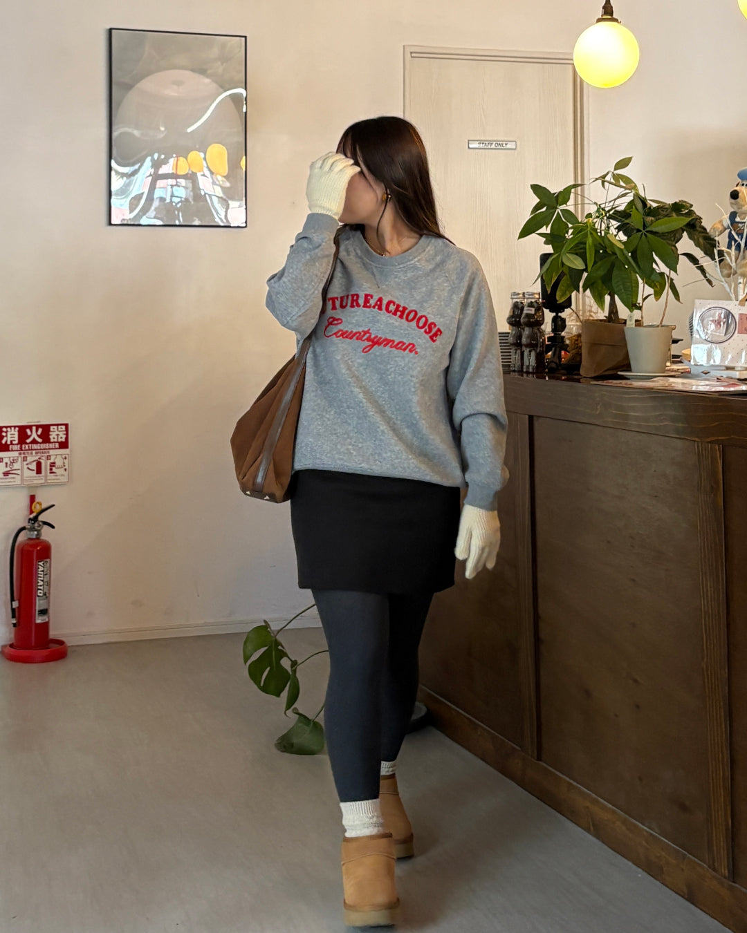 カジュアルオーバースウェット TM0136