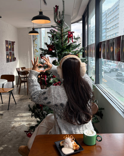 ノルディック柄カーディガンセーター TM0137